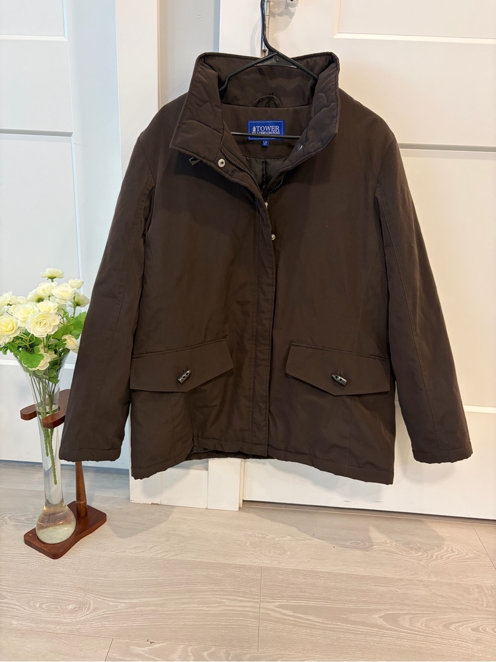 London Fog Brown Puffer Jacket